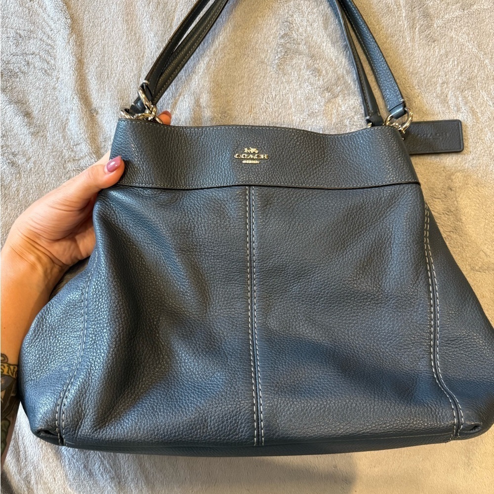 Coach Blue Leather Women's Bag